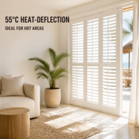 Volets de plantation OEM/ODM haut de gamme, fabrication sur mesure en gros pour projets B2B mondiaux et solutions de couverture de fenêtres commerciales