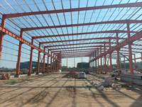 Structure en acier robuste Q355 sur mesure, entrepôt métallique préfabriqué à portée libre à vendre