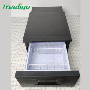 Mini-réfrigérateur portable à tiroir 12V/24V/220V, réfrigérateur semi-conducteur pour le camping - Product Image 2