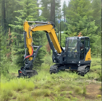 XE80U Excavatrice sur chenilles compacte à queue courte de 9,5 tonnes, garantie 1 an, pour travaux municipaux, aménagement paysager, construction, utilisation agricole, haute efficacité
