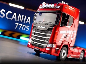<span class=keywords><strong>Camion</strong></span> de remorquage de conteneurs authentique 770s V8 à l'échelle 1:18, <span class=keywords><strong>semi</strong></span>-<span class=keywords><strong>remorque</strong></span> RC, <span class=keywords><strong>radiocommande</strong></span> proportionnelle 2,4 GHz avec lumières LED - Product Image 2