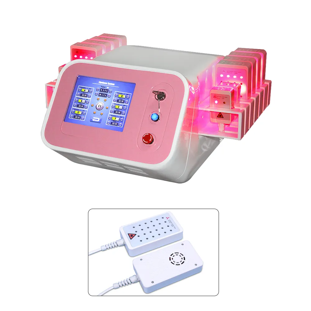 Láser Lipo 4D no invasivo profesional 635nm 650nm Japón Lipo láser adelgazante Lipolaser máquina portátil reducción de celulitis