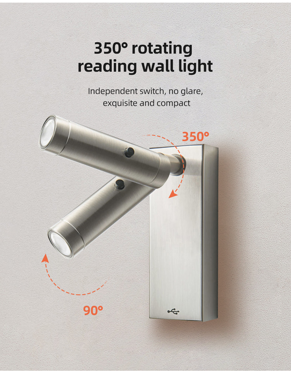 2021 New Concepts 3w Surface Mounted Led Ceiling Reading Light