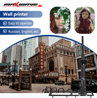 Impresora de Pared de Alta Precisión 2880DPI |   Máquina de Impresión de Arte Mural Vertical con Tinta UV Ecológica, Control por Software, Modo de Dibujo