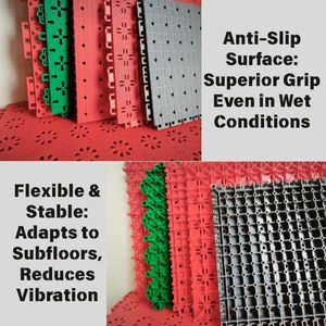 Manufacturer <strong>3x3</strong> Easy Install Modular PP Court Interlocking <strong>Tiles</strong> Outdoor Anti-Slip Backyard Basketball Court Futsal Court - Product Image 1