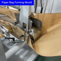 Machine automatique 220TJ Flexo pour la fabrication de sacs en papier de surface, de sacs carrés pour la vente au détail, de sacs à fond coloré pour l'alimentation et les produits d'épicerie, avec fonction de personnalisation de logo