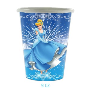 Fournitures de fête sur le thème de la princesse <span class=keywords><strong>Cendrillon</strong></span> pour l'anniversaire d'une fille, ballons, bannière, gobelets, assiettes, <span class=keywords><strong>Cendrillon</strong></span>, ensembles de vaisselle jetable - Product Image 4