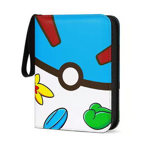Échantillon <span class=keywords><strong>gratuit</strong></span> TCG MTG Impression personnalisée Logo 4 400 Poche Pokeball Pu Jeu en cuir Affichage de photos Album Titulaire Cartes <span class=keywords><strong>à</strong></span> collectionner Classeur - Product Image 4