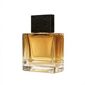 2oz 4oz Perfume Glass <strong>Gottle</strong> Square 100ml Square Glass Perfume Bottle 50 ml Square Dropper Bottles for Essential Oil - Product Image 4