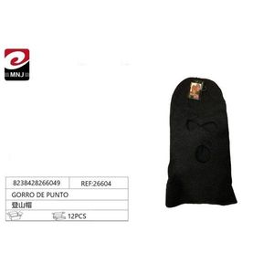 Berretto Lavorato a Maglia Nero per Arrampicata 12Pezzi Ref26604 - Product Image 1