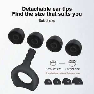 Tapones para los Oídos Reutilizables e Impermeables, Personalizados, con Estuche, Reducción de Ruido, de Silicona, para Dormir, Trabajar y Viajar - Product Image 3