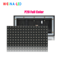 Module LED couleur P20 à vente chaude, affichage haute définition en extérieur, écran large 320x160mm, étanche IP65, luminosité 10000cd