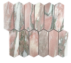 Mosaicos de Mármol Rosa Noruego — Mosaico de Mármol, Mosaico - Product Image 4