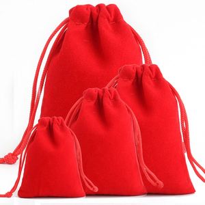 Bolsas de Almacenamiento de Terciopelo Reciclables Promocionales al por Mayor, Bolsitas Suaves con Cordón para Joyería, Regalos, Gafas, en Diversos Tamaños - Product Image 6