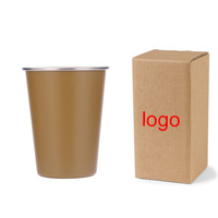 32 oz. Mug à bière de stade en acier inoxydable entièrement enveloppé de plastique, avec couvercle coulissant, couleurs jaune, orange, bleu, vert, or