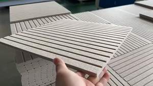 Panel Acústico de Fieltro con Rayas Verticales Autoadhesivo, Decoración Moderna para el Hogar, Fondo de Pared, Color Personalizado - Product Image 2