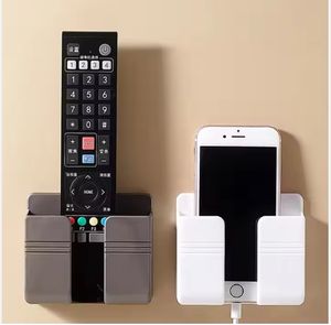 2025 gratuit poinçon tenture murale en plastique télécommande boîte de rangement <span class=keywords><strong>TV</strong></span> support pour téléphone portable pour chambre support maison support pour téléphone portable - Product Image 5