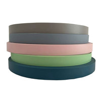 Bande de chant PVC ABS à toucher lisse, couleur personnalisée pour la protection des chants des panneaux de cuisine, d'armoires et de meubles en bois