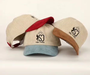 Gorra de 5 Paneles Sin Estructura con Logotipo Bordado Personalizado en la Parte Delantera para Unisex, Tela, Color y Diseño Personalizables - Product Image 2