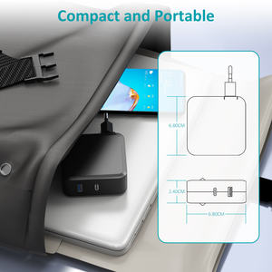 อะแดปเตอร์ชาร์จไฟสำรองสำหรับคอมพิวเตอร์ Macbook 45W-140W โน้ตบุ๊กแล็ปท็อป วัสดุ GAN กำลังไฟขาออก 100W - Product Image 5