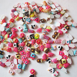 Décoration de crème glacée en résine 3D DIY Mix Autocollant de haute qualité et bijoux en plastique pour <span class=keywords><strong>Nail</strong></span> <span class=keywords><strong>Art</strong></span> Accessoires de style mignon - Product Image 2