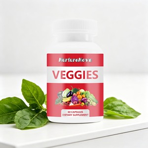 Capsules de légumes NurtureNova |   Complexe de légumes entiers naturels, complément alimentaire végétalien, 60 unités - Product Image 3