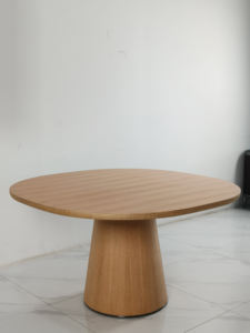 أثاث غرفة طعام إيطالي حديث فاخر دائري غرفة معيشة مطعم فريتز هانسن 8 أرجل خشبية - Product Image 6