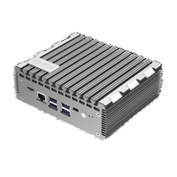Soporte de vehículo Industrial Mini PC NXP I. MX8 QuadCore Amplio voltaje 8-48V DC CAN Bus Soporte DE LA LN-1001-N100