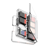 Boîte de rangement portable grande capacité double couche pour cartes de jeu Nintendo Switch 2, étui de protection magnétique 16-en-1 pour Switch 2