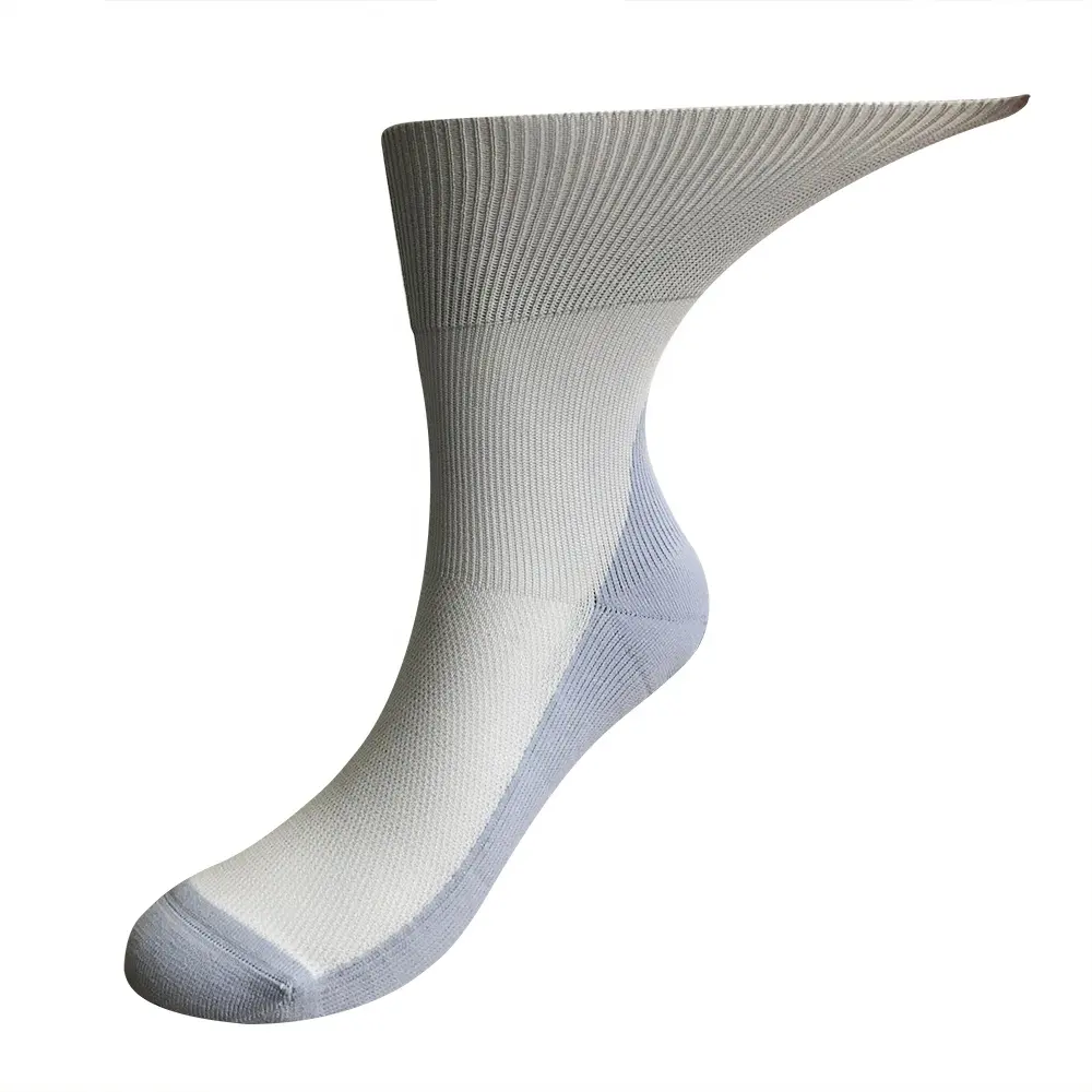 Custom man ankle socks breathable and antibacterial diabetic copper Infused medical socks