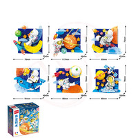 Sembo Jouets de Construction Station Spatiale Chinoise Shenzhou Lancement Lune Astronaute STEM
