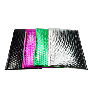Bolsas de correo negras de poliéster para correo postal, sobres acolchados de 18x2, 3cm/7x9 pulgadas, envoltura forrada de burbujas a granel - Product Image 5