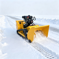 Déneigeuse à chenilles thermique robuste pour la déneigement routier municipal et commercial
