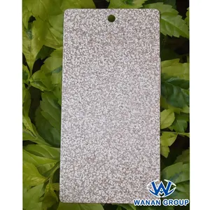 Bianco spotted vernice in polvere di pietra effetto verniciatura a polvere