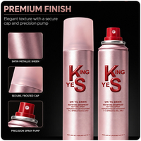 En stock – Spray fixateur de maquillage fini mat, résistant à la transpiration et à l'eau, tenue longue durée, brume fixatrice pour le visage, faible MOQ, logo personnalisé