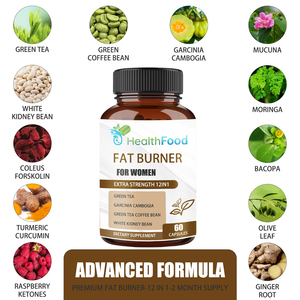 Cápsulas de Apoyo Inmunológico con Empaque Personalizado, Pastillas Slim Fast 12 en 1, Cápsulas Veganas Quemagrasas para Mujeres, Suplemento de Té Verde - Product Image 3