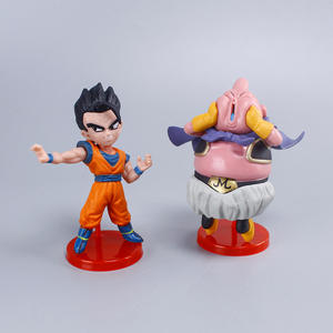 Figurine de dessin animé DBZ Goku, 6 pièces/ensemble, figurine en PVC, modèle mignon Super Saiyan Egg Capsule, <span class=keywords><strong>Dragon</strong></span> Balls - Product Image 4
