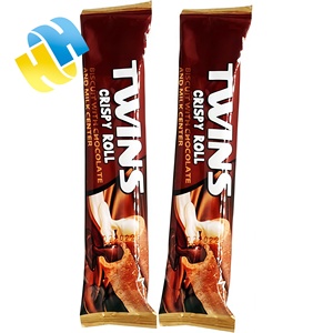 Wafer al <span class=keywords><strong>Cioccolato</strong></span> al Latte di Alta Qualità con Doppio Stick, Rotolo di Biscotto con Crema al <span class=keywords><strong>Cioccolato</strong></span> Bianco e Nero, <span class=keywords><strong>Cioccolato</strong></span> di Dubai - Product Image 3