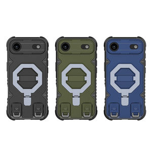 Cubierta trasera fuerte <span class=keywords><strong>Anto</strong></span>-Drop de protección dura personalizada con soporte de anillo de aleación irrompible para iPhone 17 Air <span class=keywords><strong>Pro</strong></span> Max 16 15 14 <span class=keywords><strong>Pro</strong></span> Max - Product Image 1
