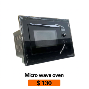 <span class=keywords><strong>Forno</strong></span> a Microonde Integrato Nero con Controllo Touch e Timer Digitale, Fornello Elettrico Integrato per Cucina - Product Image 2