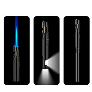 Briquet torche rechargeable au <span class=keywords><strong>butane</strong></span> coupe-vent avec lumière LED, ouvre-<span class=keywords><strong>bouteille</strong></span>, extensible - Product Image 5