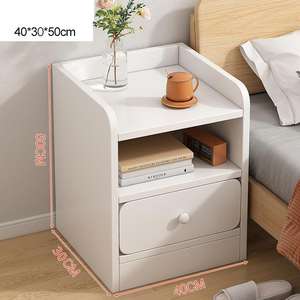 שולחן ליד המיטה שולחן מיטה רב פונקציונלי קטן ארון ארון בגדים - Product Image 3