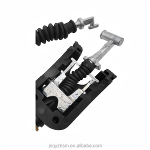 Maniglia <span class=keywords><strong>Interna</strong></span> ed Esterna con Cavo e Gruppo <span class=keywords><strong>Serratura</strong></span> per Jetta VS5 - Finitura Spazzolata - Product Image 6