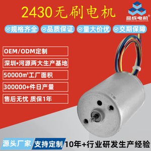 Motor sin escobillas Heyuan Pincheng BL2430 de 42 mm CC 3-24 V con torque personalizado para máquinas de saltar la cuerda - Product Image 3