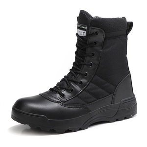 Chaussures de sécurité en stock direct usine, durables, avec tige en tissu imperméable ; Nouvelles bottes militaires - Product Image 2