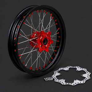 Juego de Ruedas Supermoto Yamaha YZ <span class=keywords><strong>WR</strong></span> de 17 Pulgadas Compatible con los Modelos YZ125 YZ250 YZ250F YZ450F WR250F WR450F 2001-<span class=keywords><strong>2016</strong></span> - Product Image 4