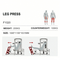 WENDY Pin Load Selection Machines Leg Press Machine Equipement de gymnastique en acier pour la musculation Fitness en intérieur