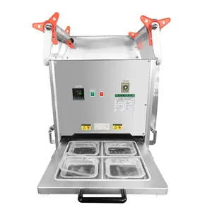 Food packaging fresh tray sealing machine,tray, dish, plate sealing machine