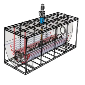 Complete Set Bouwmachines Voor Het Snel Mengen Van Rubberpoeder En Matrixasfalt