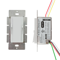 Controlador y regulador de intensidad 2 en 1, clase 2 UL CUL, 12V 24V 60W 96W 100W 120W 160W, regulable, CCT, controlador LED de voltaje constante